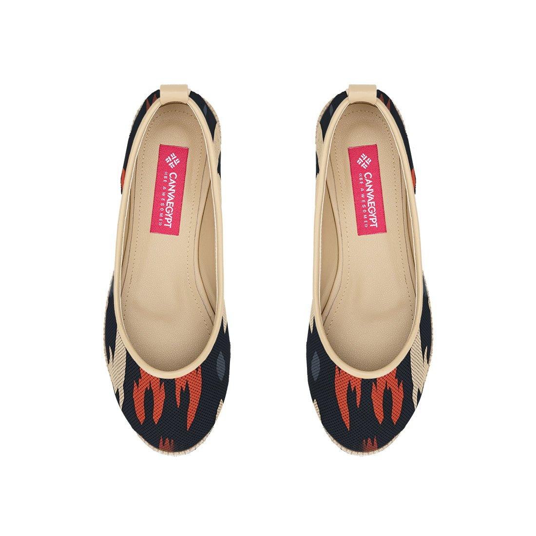 Beige Voyage Round Toe Kindle - CANVAEGYPT