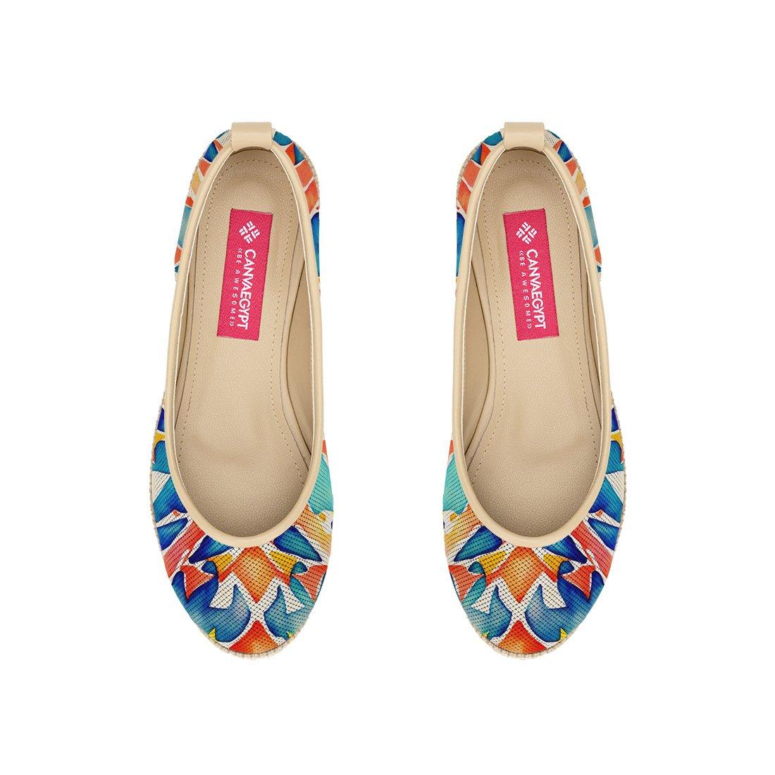 Beige Voyage Round Toe Texture - CANVAEGYPT