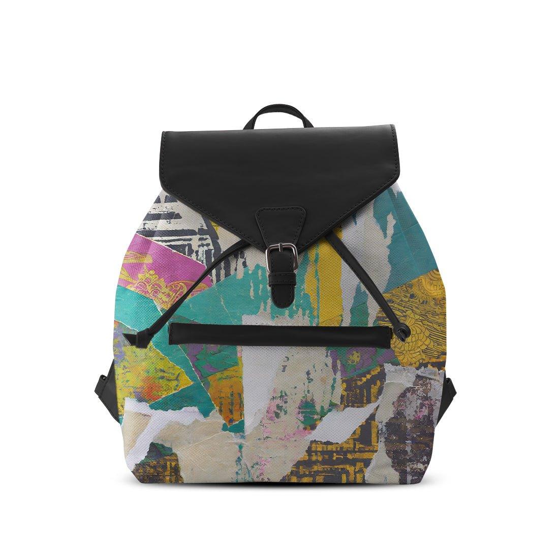 Black Aurora Backpack Old Paper - CANVAEGYPT