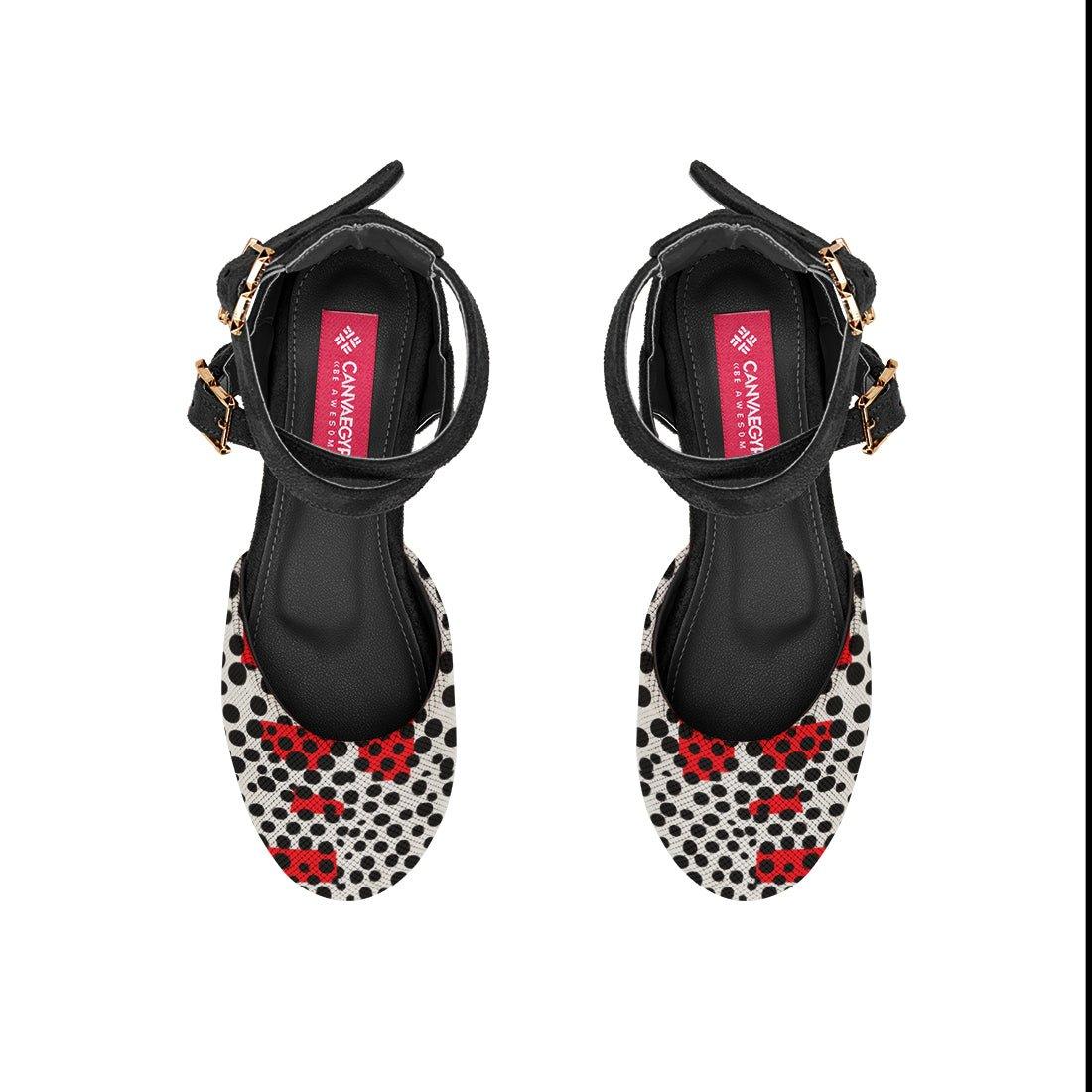 Black Chunky Sandal Points - CANVAEGYPT