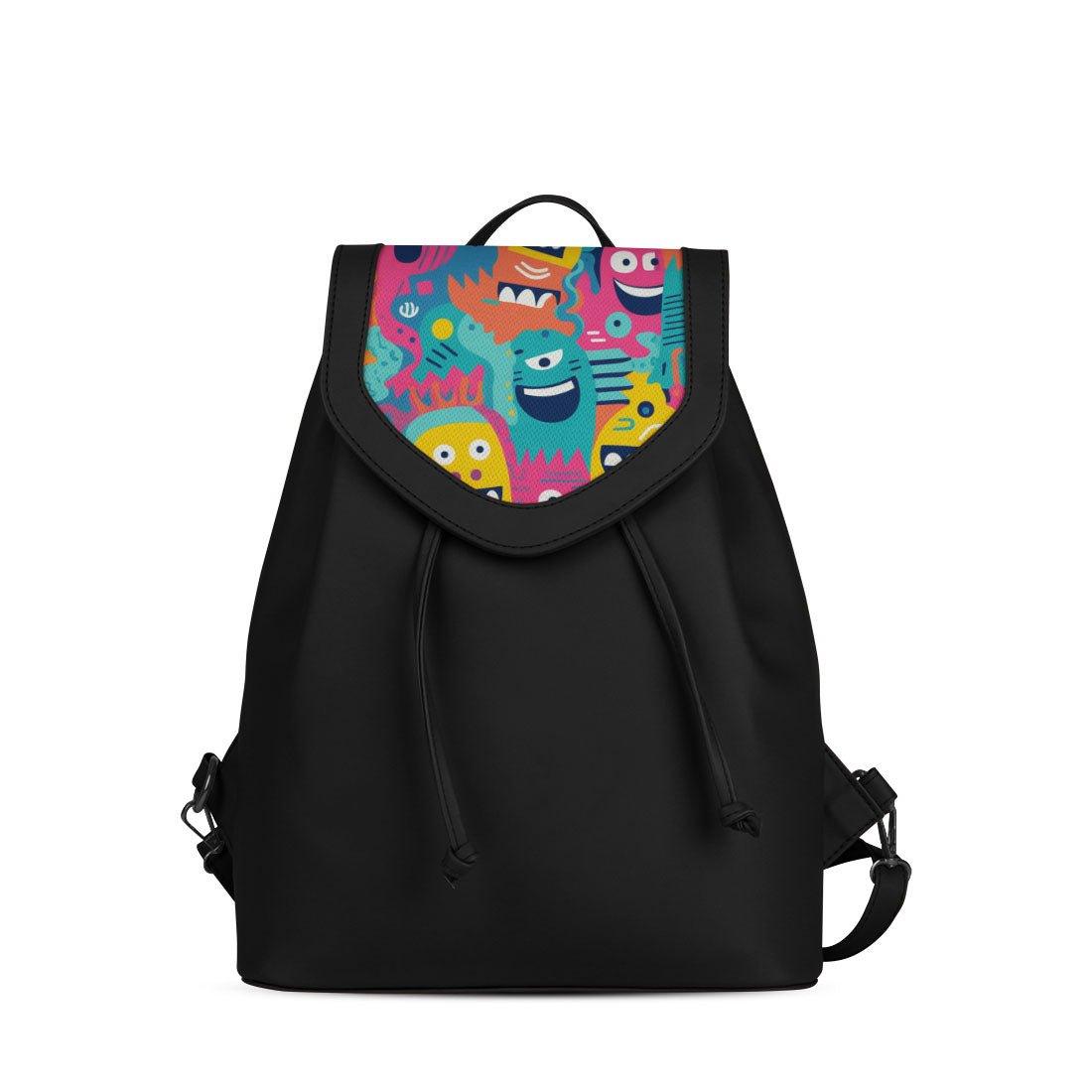 Black City Serenade Backpack Monster Melody - CANVAEGYPT