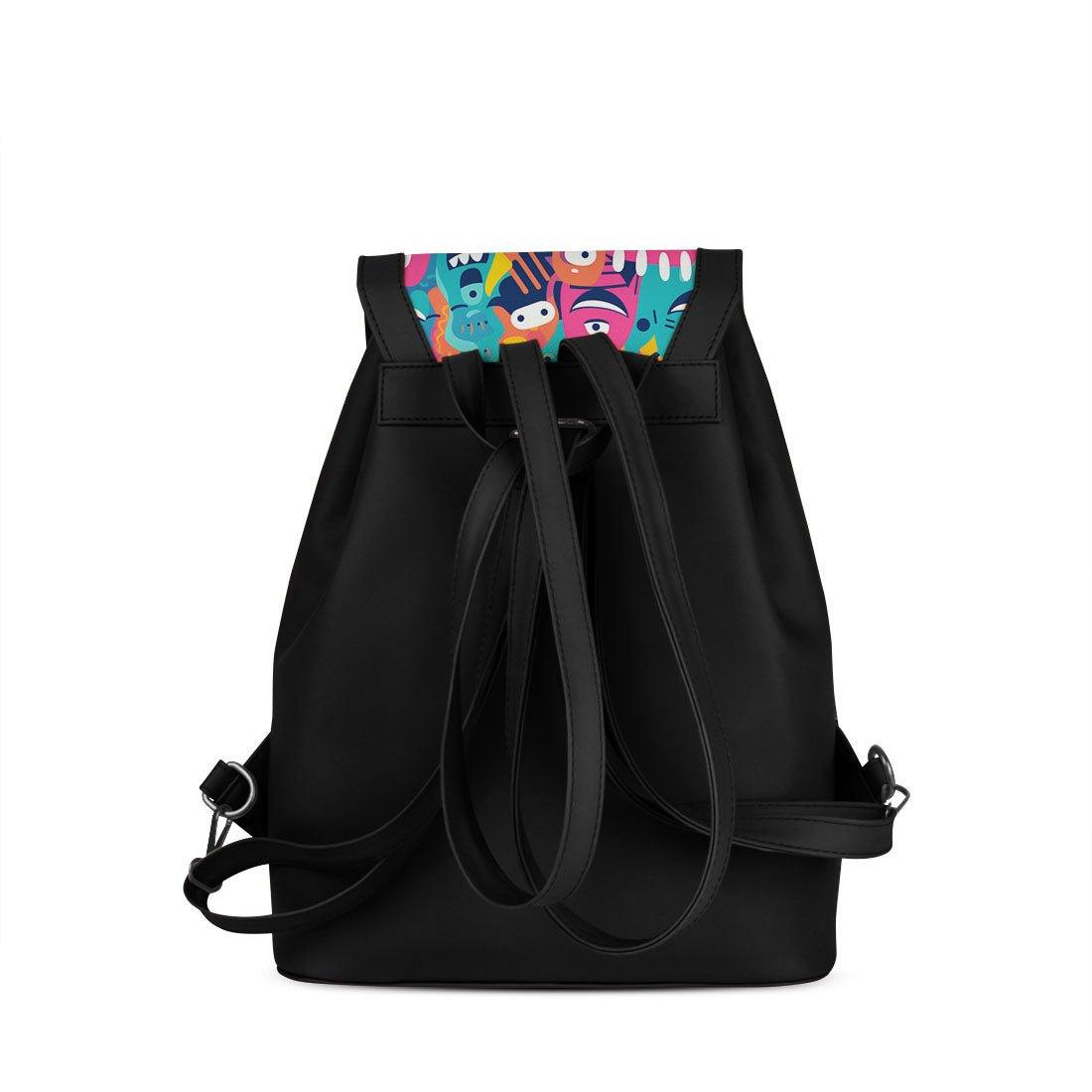 Black City Serenade Backpack Monster Melody - CANVAEGYPT