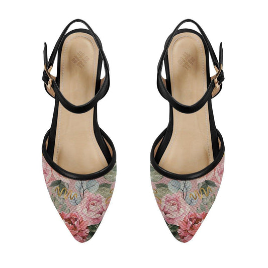 Black Closed Strap Sandal Watercolor gentle - CANVAEGYPT