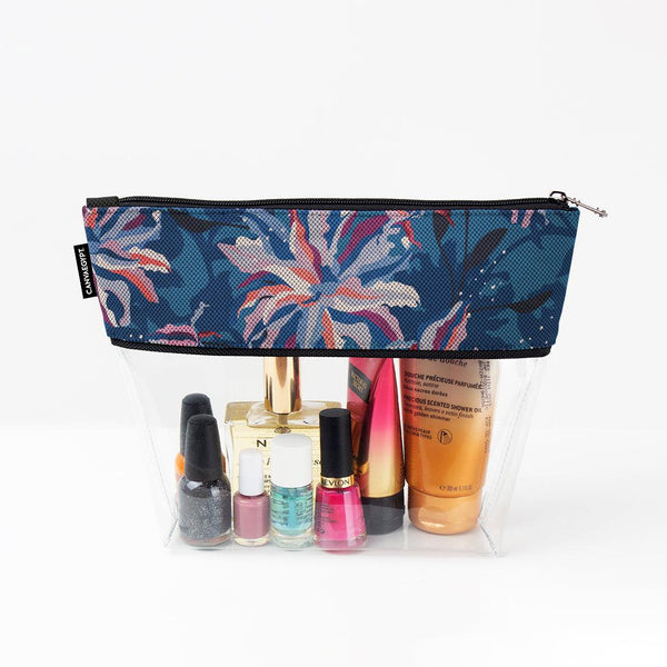 limpid Makeup Case Blue Garden