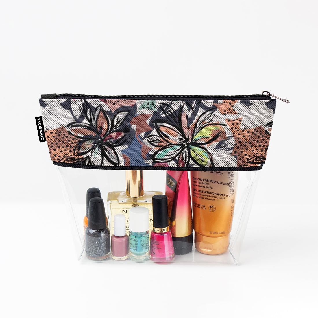 limpid Makeup Case Flowers Sketch - CANVAEGYPT